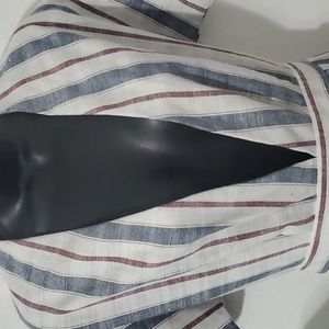 shein striped low back mini dress